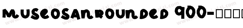 museosanrounded 900字体转换